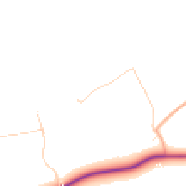 Daytime road noise heatmap for SL6 5NN