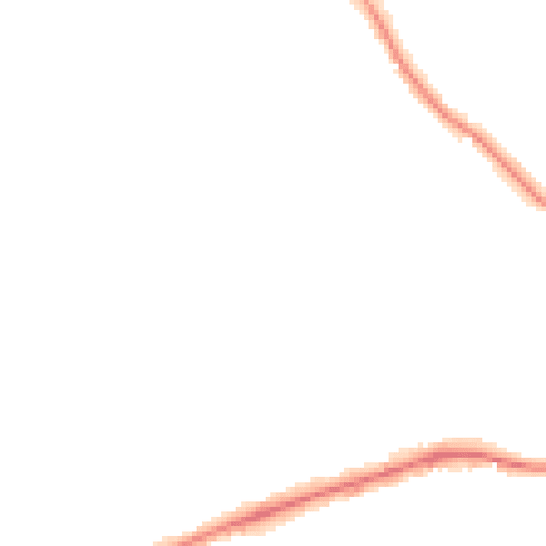 Night-time road noise heatmap for SL6 6BQ
