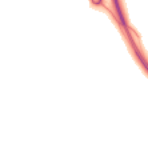 Night-time road noise heatmap for SL6 6QS