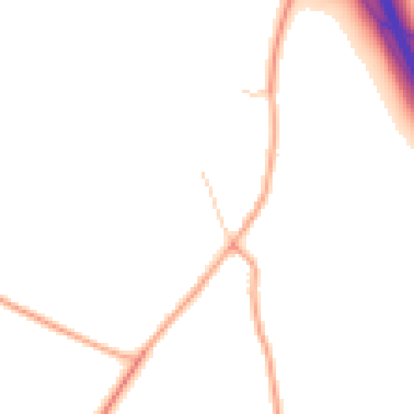Daytime road noise heatmap for SL6 6QY