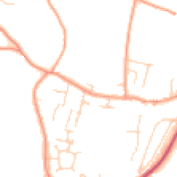 Daytime road noise heatmap for SL6 9EJ