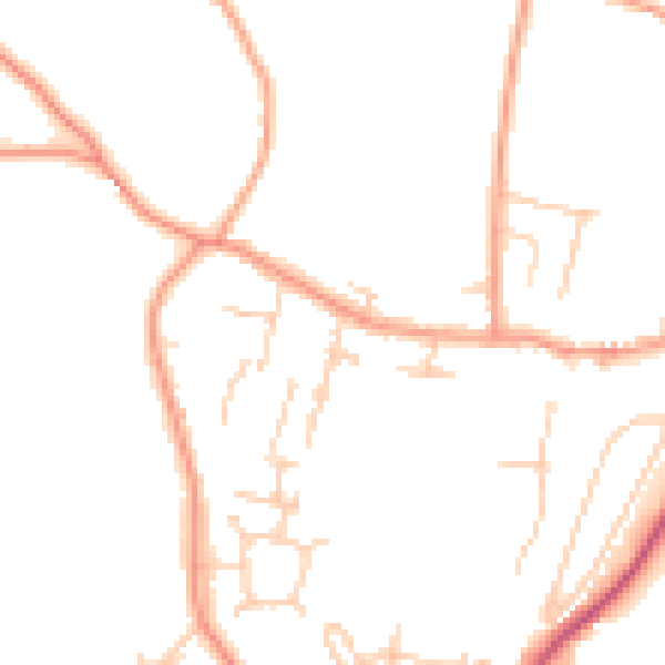 Daytime road noise heatmap for SL6 9HD