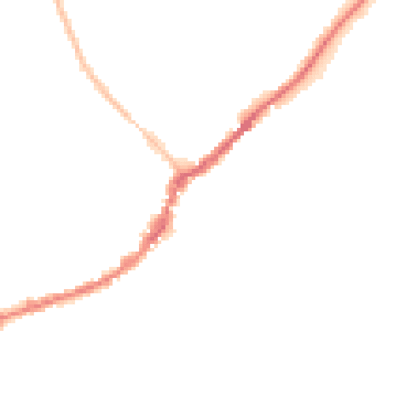 Night-time road noise heatmap for SL7 1AG