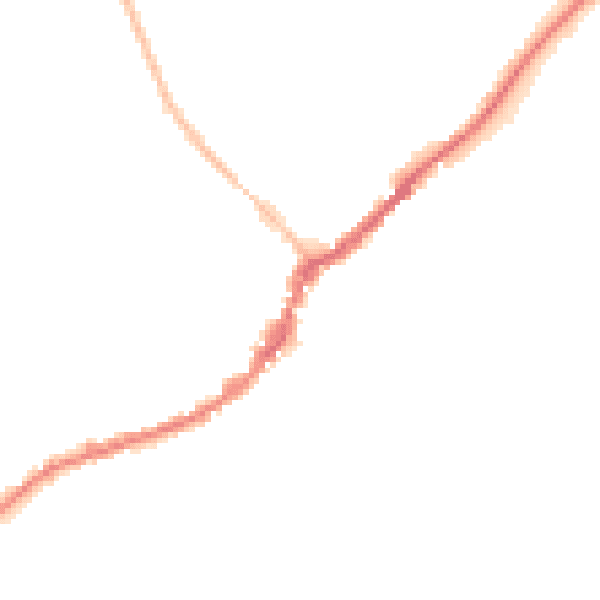 Night-time road noise heatmap for SL7 1DB