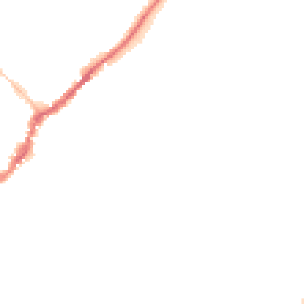 Night-time road noise heatmap for SL7 1EE