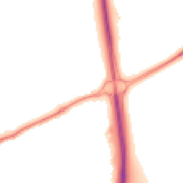 Night-time road noise heatmap for SL7 1FQ