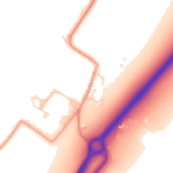 Daytime road noise heatmap for SL7 1RR