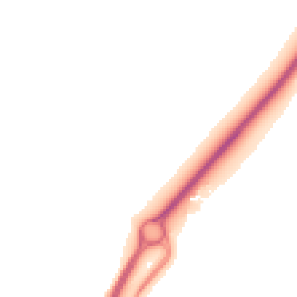 Night-time road noise heatmap for SL7 1SD