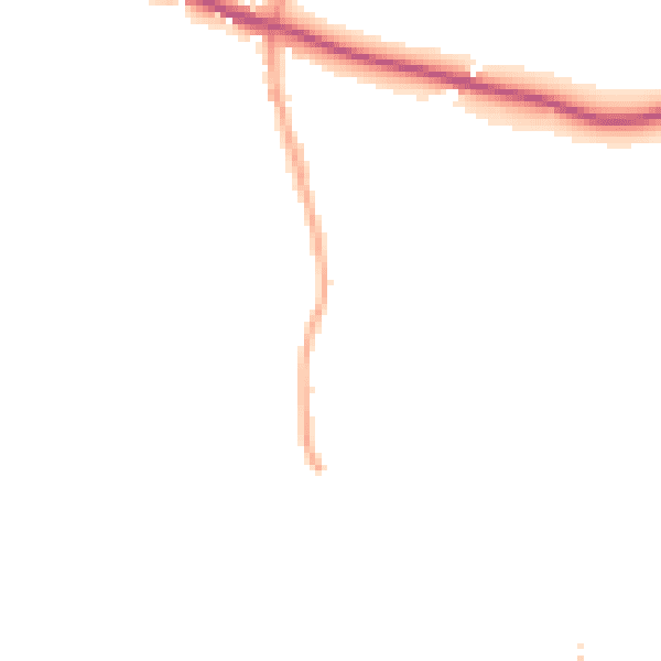 Daytime road noise heatmap for SL7 2HB
