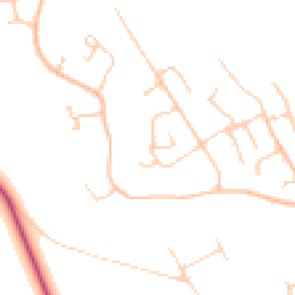 Daytime road noise heatmap for SL7 3NH