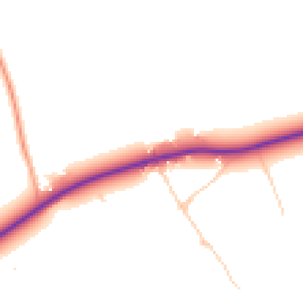 Daytime road noise heatmap for SL7 3RP