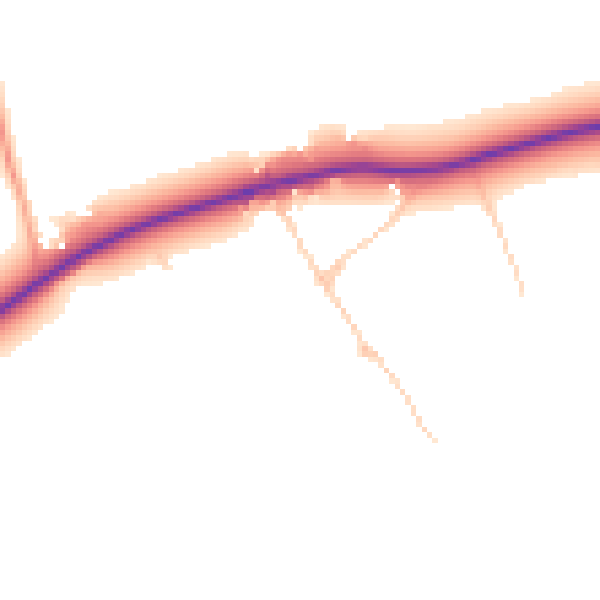 Daytime road noise heatmap for SL7 3SR