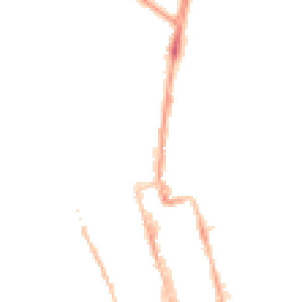 Night-time road noise heatmap for SM1 1AJ