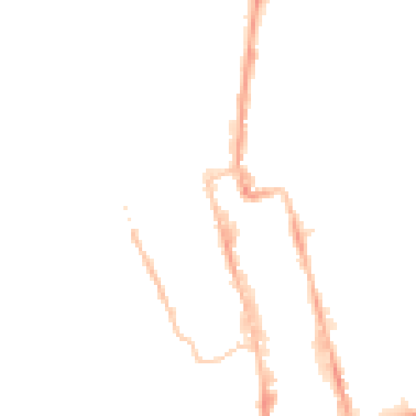 Night-time road noise heatmap for SM1 1JE