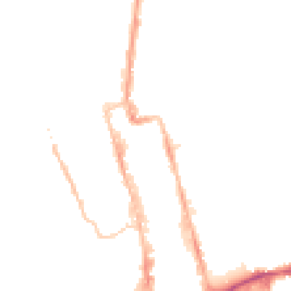 Night-time road noise heatmap for SM1 1NT