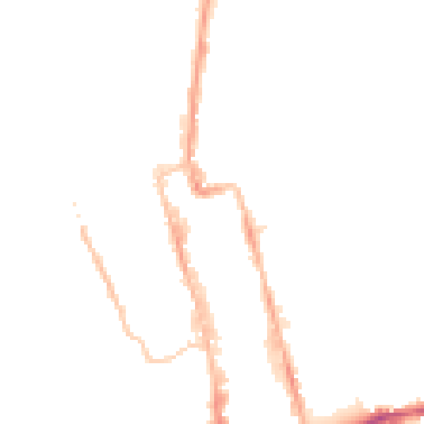 Night-time road noise heatmap for SM1 1PA
