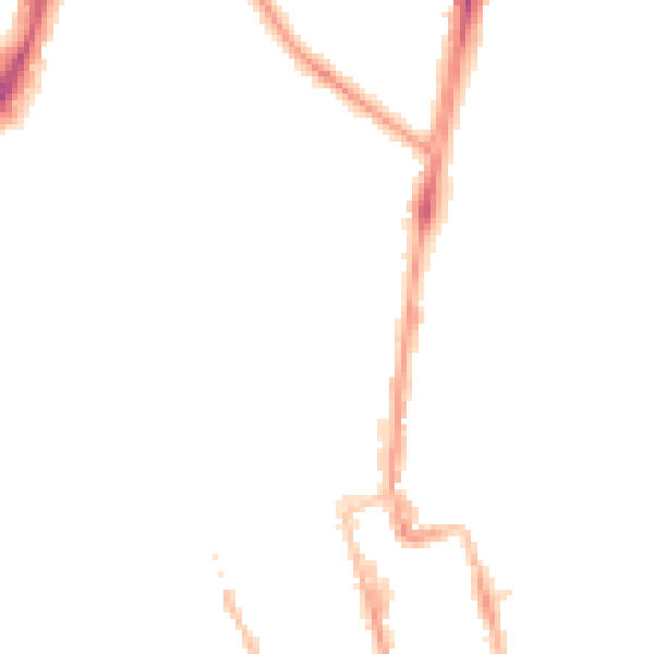 Night-time road noise heatmap for SM1 1QP