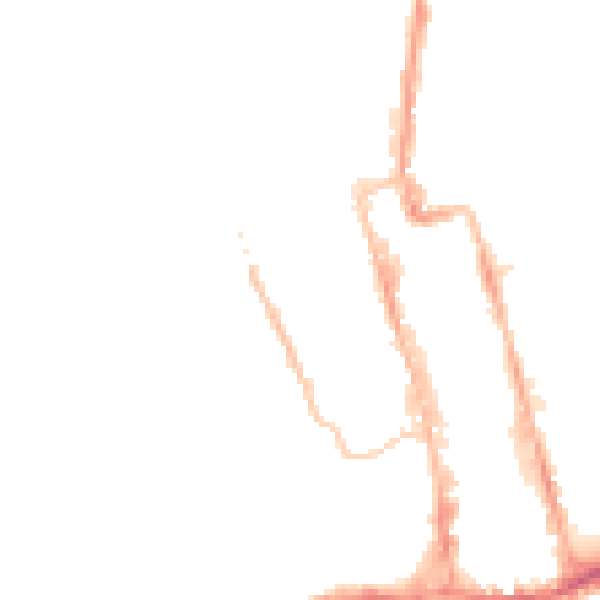 Night-time road noise heatmap for SM1 1RW