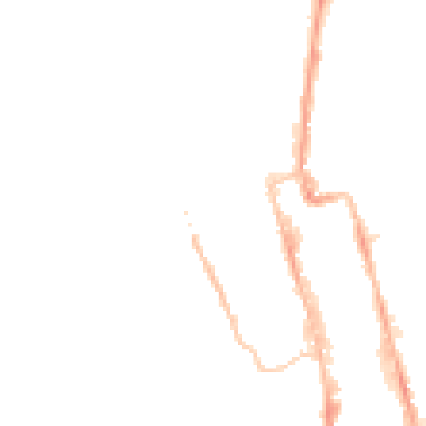 Night-time road noise heatmap for SM1 1SB