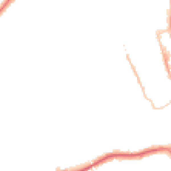 Night-time road noise heatmap for SM1 2TJ