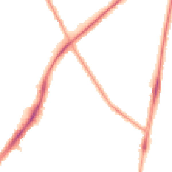 Night-time road noise heatmap for SM1 3HS