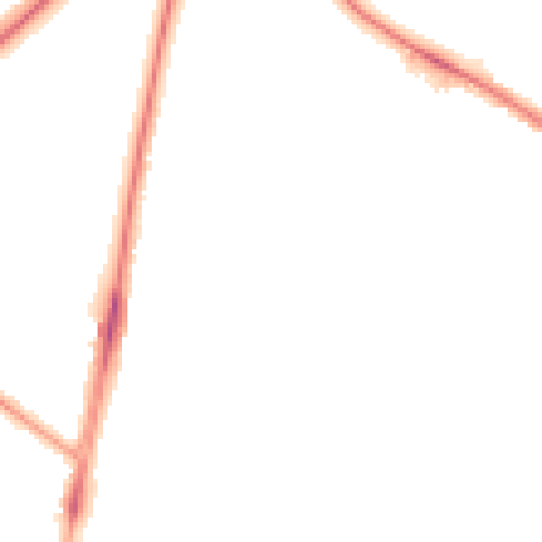 Night-time road noise heatmap for SM1 3LD