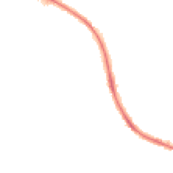Night-time road noise heatmap for SM1 3PE