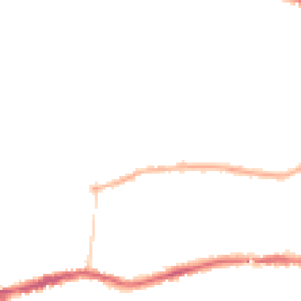 Night-time road noise heatmap for SM1 3RA