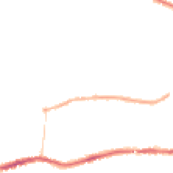 Night-time road noise heatmap for SM1 3RD