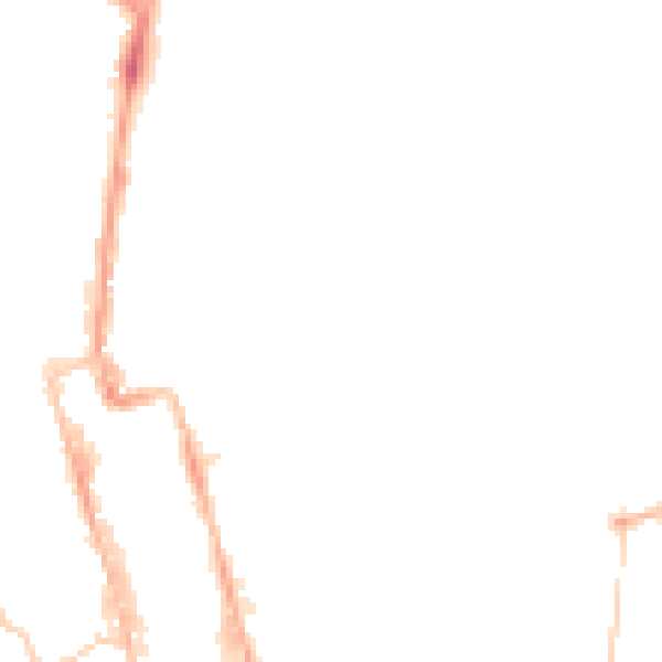 Night-time road noise heatmap for SM1 4ES