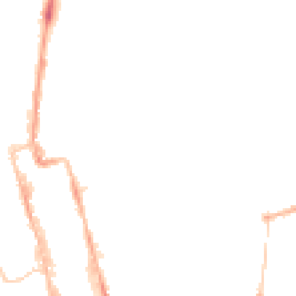 Night-time road noise heatmap for SM1 4HJ