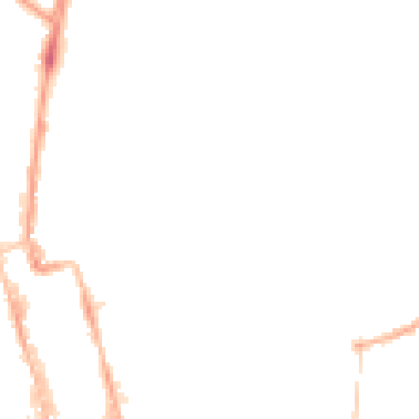 Night-time road noise heatmap for SM1 4HP