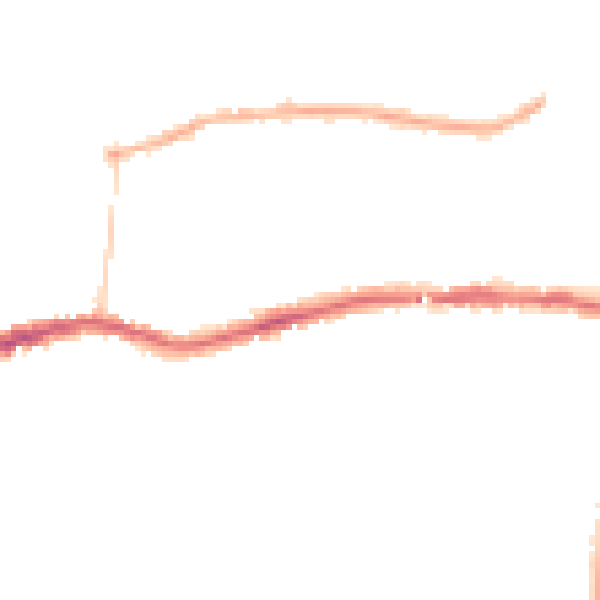 Night-time road noise heatmap for SM1 4ND