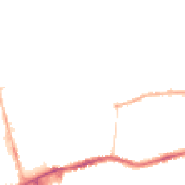 Night-time road noise heatmap for SM1 4QG