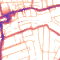 Daytime road noise heatmap for SM2 5AH