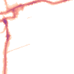 Night-time road noise heatmap for SM2 5AQ
