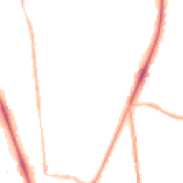 Night-time road noise heatmap for SM2 5AU