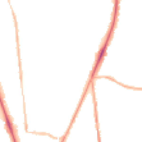 Night-time road noise heatmap for SM2 5BD