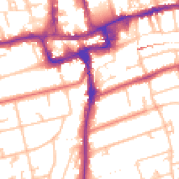 Daytime road noise heatmap for SM2 5BL