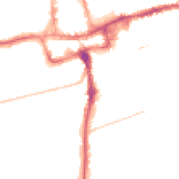 Night-time road noise heatmap for SM2 5BL