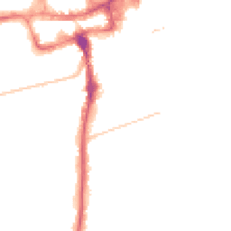 Night-time road noise heatmap for SM2 5BS