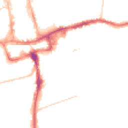 Night-time road noise heatmap for SM2 5BW