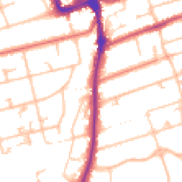 Daytime road noise heatmap for SM2 5BX