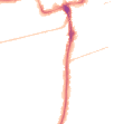 Night-time road noise heatmap for SM2 5BY