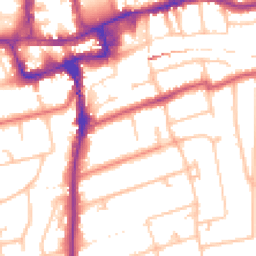 Daytime road noise heatmap for SM2 5DB