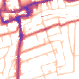 Daytime road noise heatmap for SM2 5DD