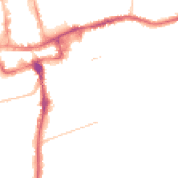 Night-time road noise heatmap for SM2 5DH