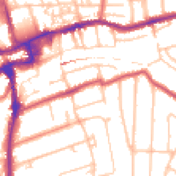 Daytime road noise heatmap for SM2 5DL