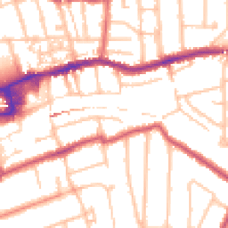 Daytime road noise heatmap for SM2 5DP