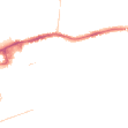 Night-time road noise heatmap for SM2 5DP